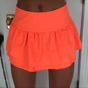 Mustard Seed Coral Skort